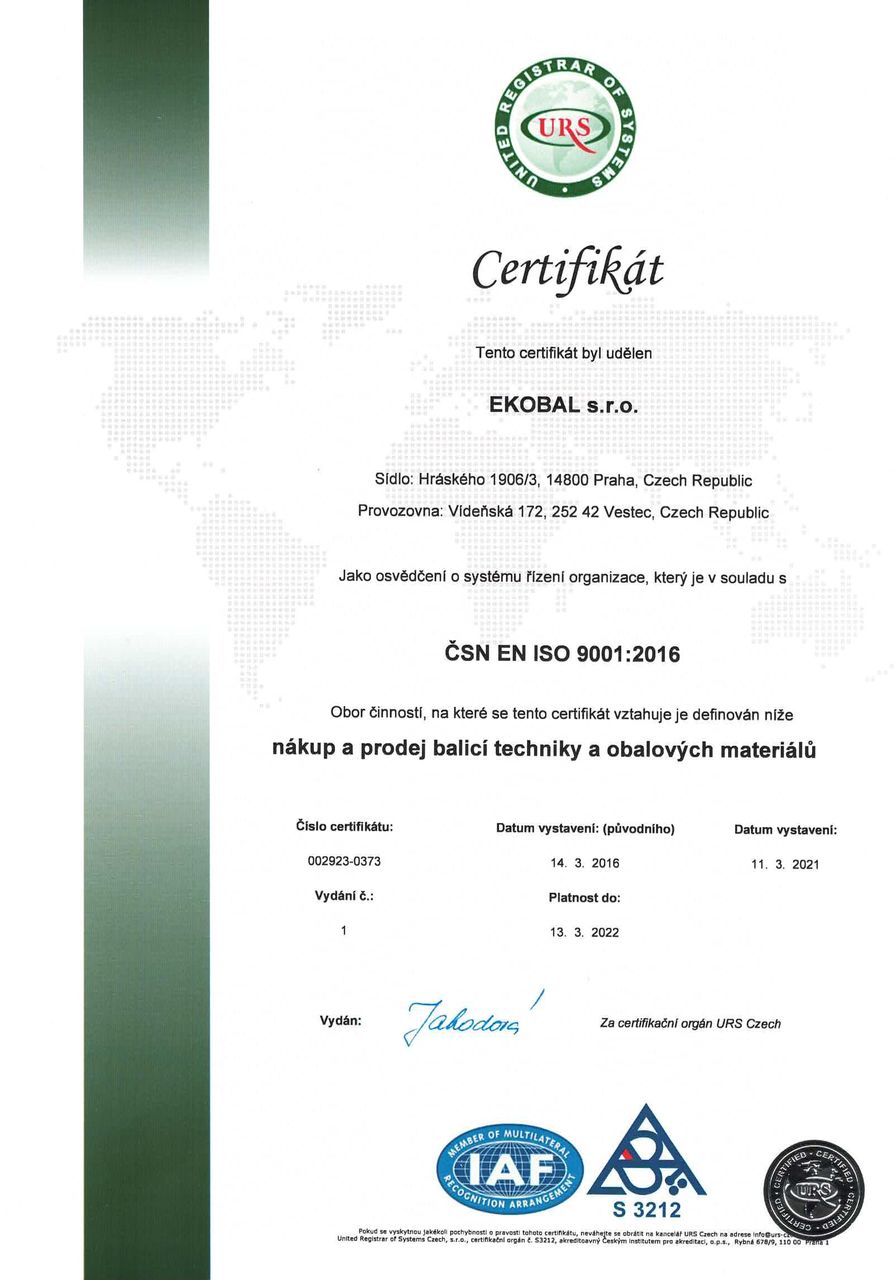 Integrovaný systém managementu kvality ISO 9001